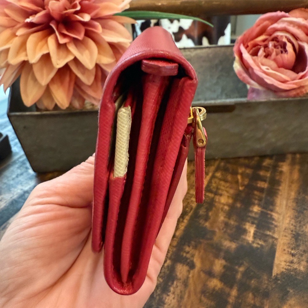 Prada Pink Leather Chain Wallet Crossbody - Picture 5 of 16